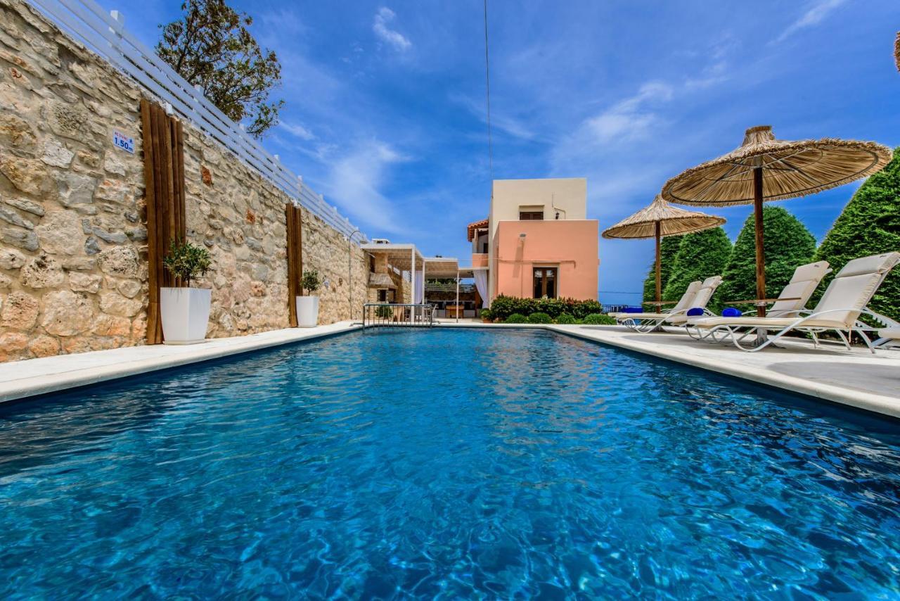 Elmyra Villa, Heated Pool & Walking To Beach, By Thinkvilla Gerani Chanion Esterno foto