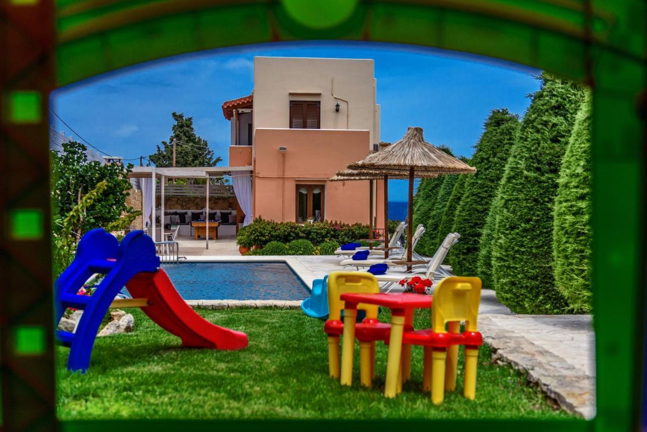 Elmyra Villa, Heated Pool & Walking To Beach, By Thinkvilla Gerani Chanion Esterno foto